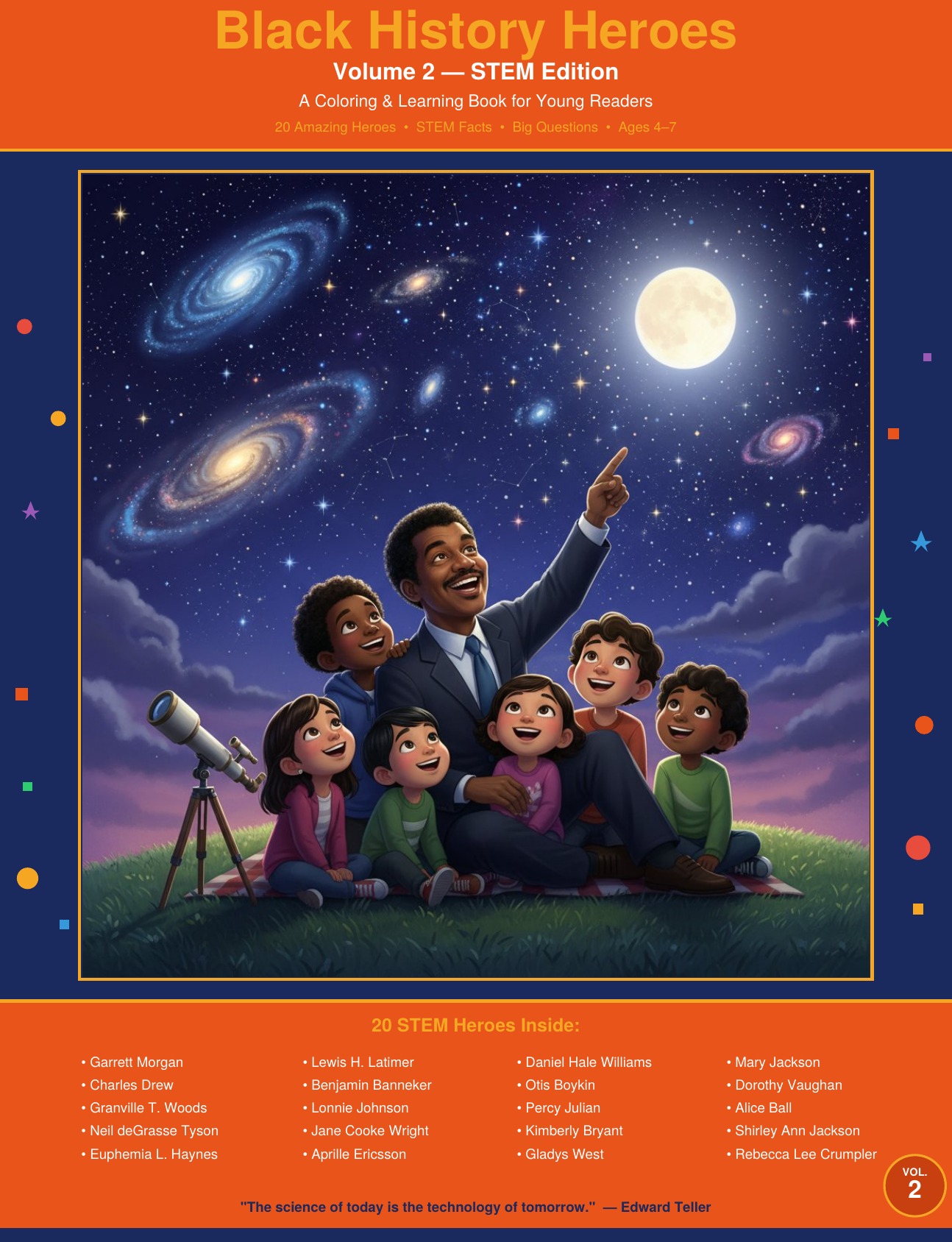 Black History Heroes Vol. 2 — STEM Edition Cover